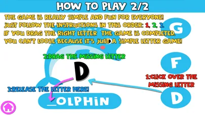 Capturas de tela do Find The Missing Letter