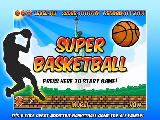 Capturas de tela do Sux Basketball iPad 