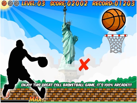 Capturas de tela do Sux Basketball iPad 