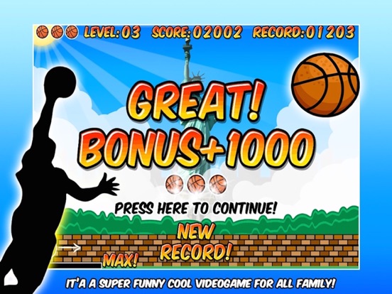 Capturas de tela do Sux Basketball iPad 