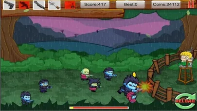 Ảnh chụp màn hình của Tiny Zombies The Barricade