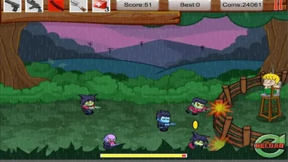 Ảnh chụp màn hình của Tiny Zombies The Barricade