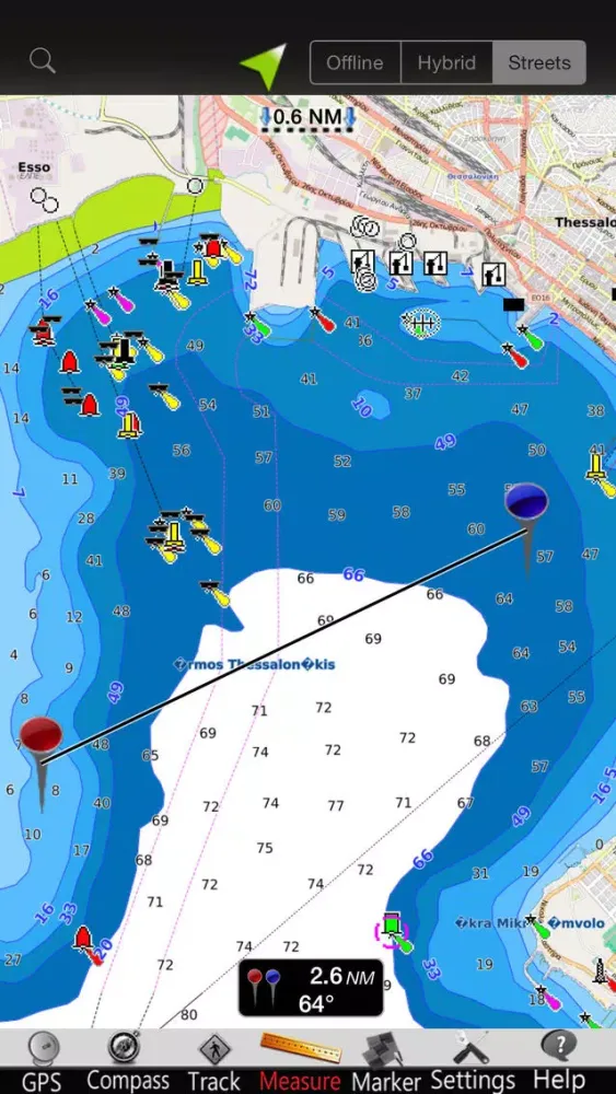 Aegean North Nautical Charts スクリーンショット