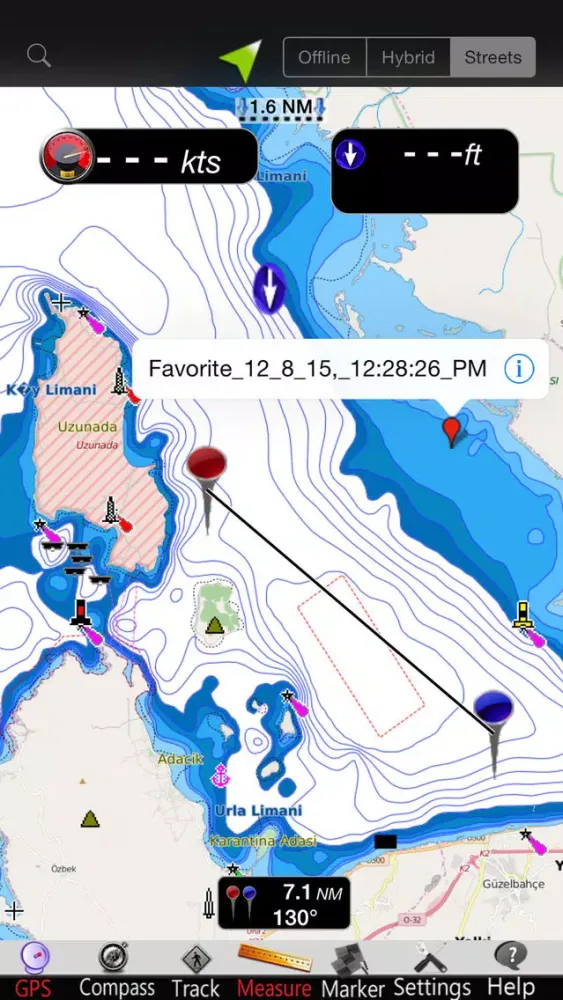 Aegean North Nautical Charts スクリーンショット