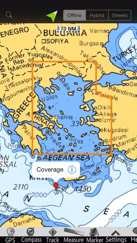 Aegean North Nautical Charts スクリーンショット