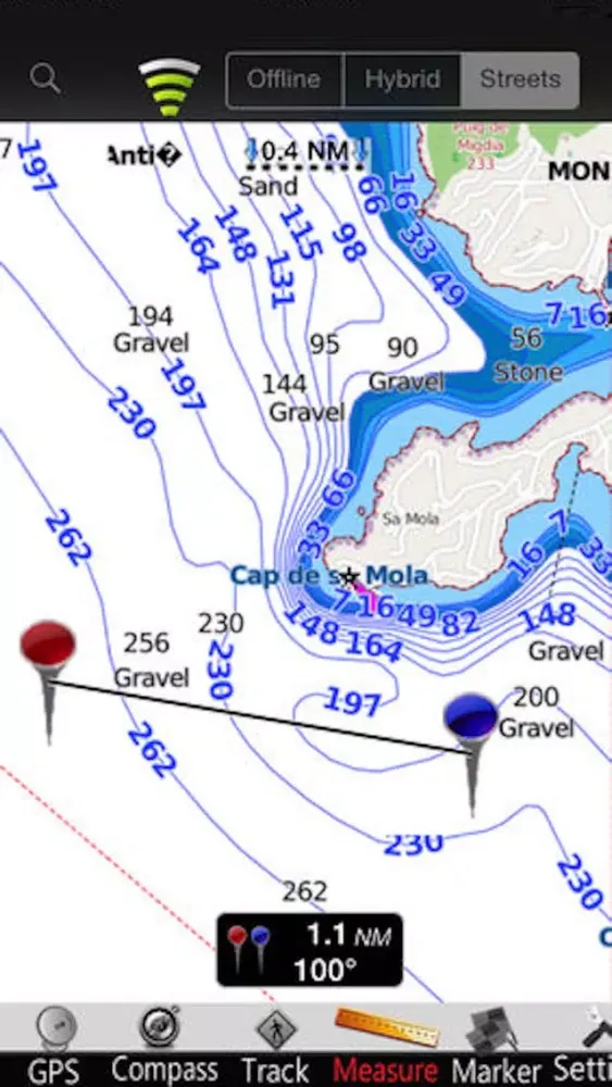Balearic I. GPS Nautical Chart سکرین شاٹس
