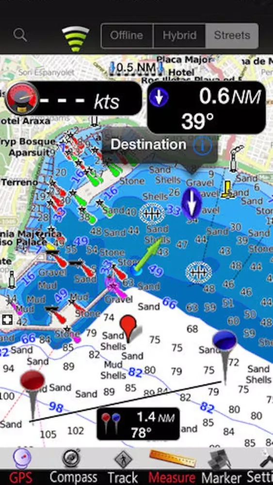 Balearic I. GPS Nautical Chart سکرین شاٹس