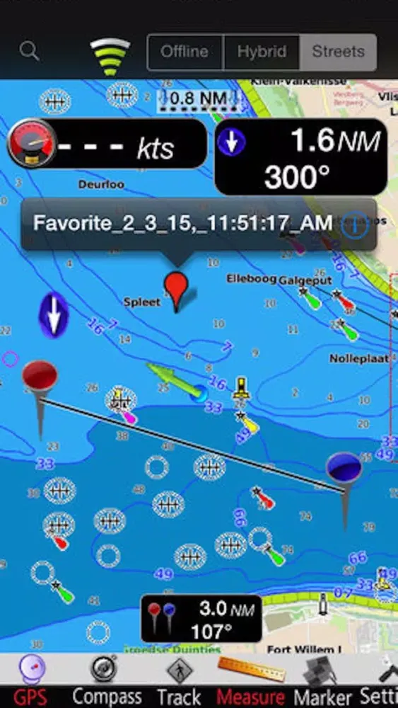 Belgium GPS Nautical Charts Screenshots