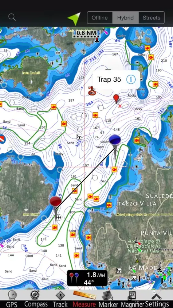 Strait of Bonifacio GPS Chart應用截圖