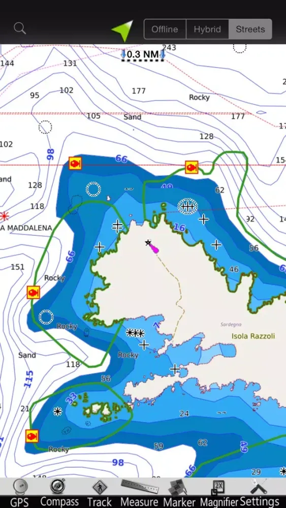 Strait of Bonifacio GPS Chart應用截圖
