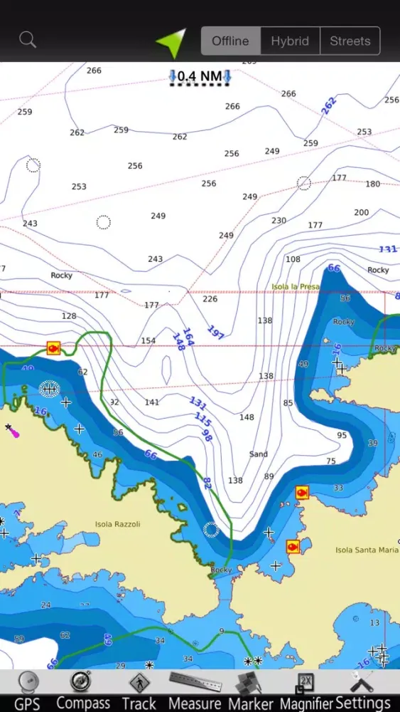 Strait of Bonifacio GPS Chart應用截圖