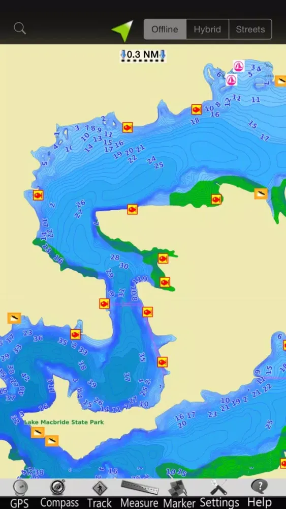 Macbride Lake Nautical Charts應用截圖