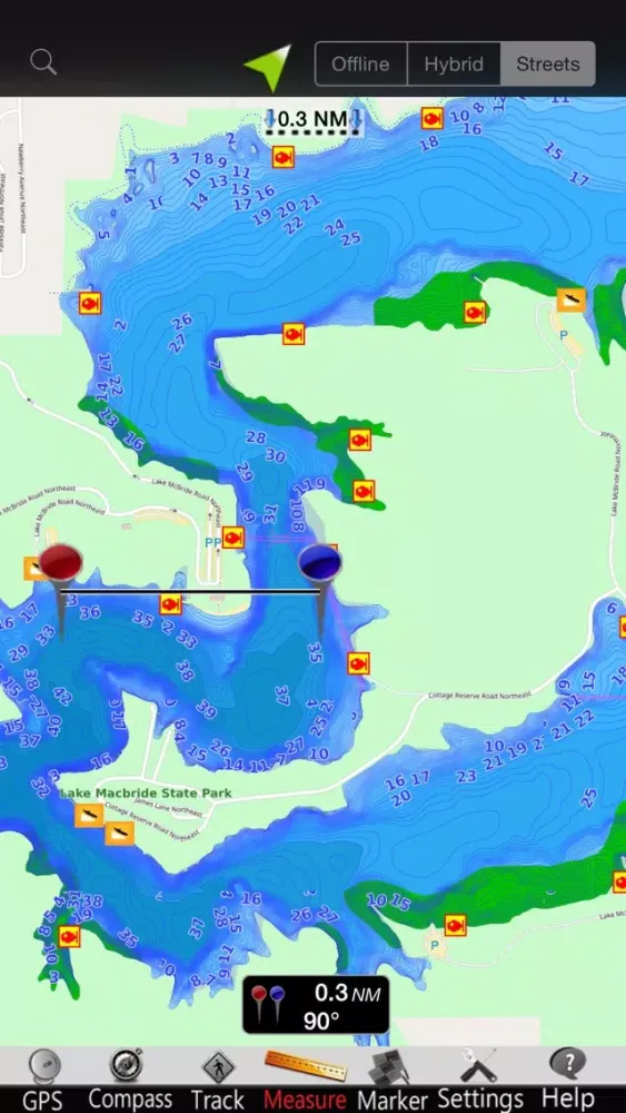 Macbride Lake Nautical Charts應用截圖