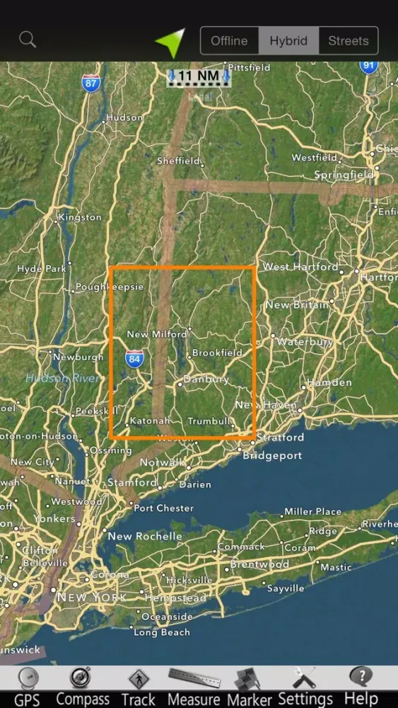 Capturas de tela do Candlewood Lake GPS Charts