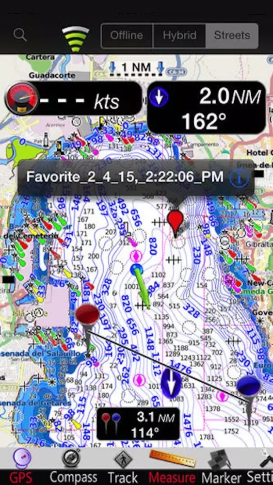 Ceuta GPS Nautical charts应用截图