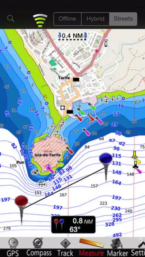 Ceuta GPS Nautical charts应用截图