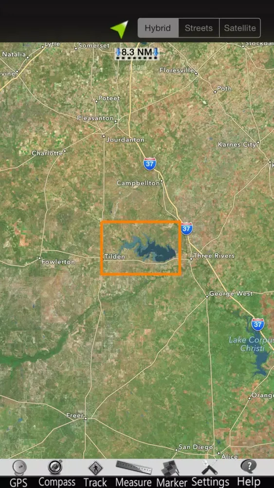 تصاویر Choke Canyon Lake GPS Charts