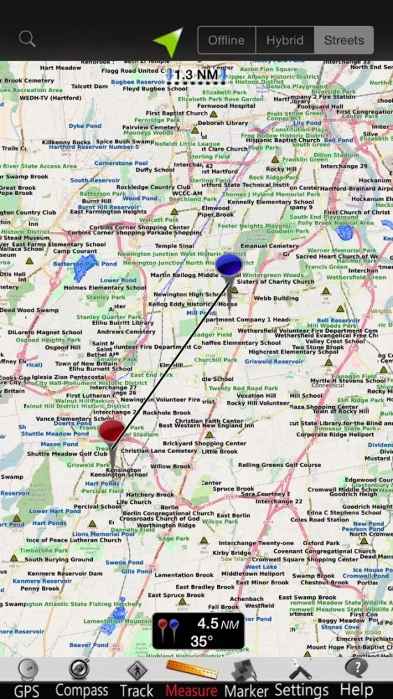 Connecticut Lakes GPS Charts Ekran Görüntüleri