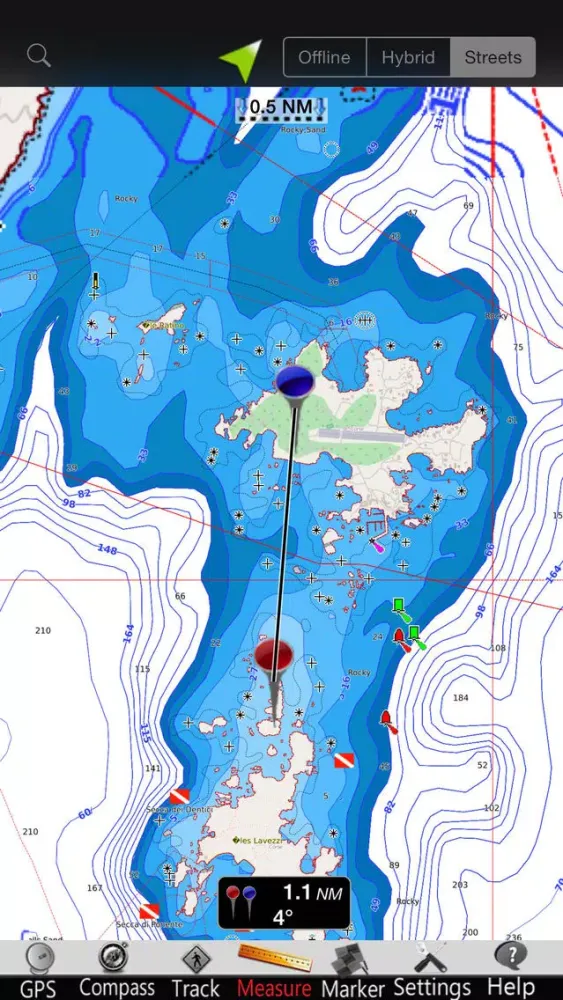 Скриншоты Corsica GPS Nautical Charts