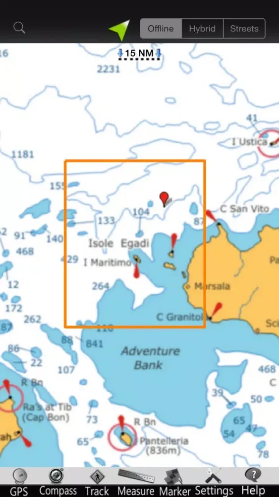 Egadi Is. GPS Nautical Charts স্ক্রিনশট