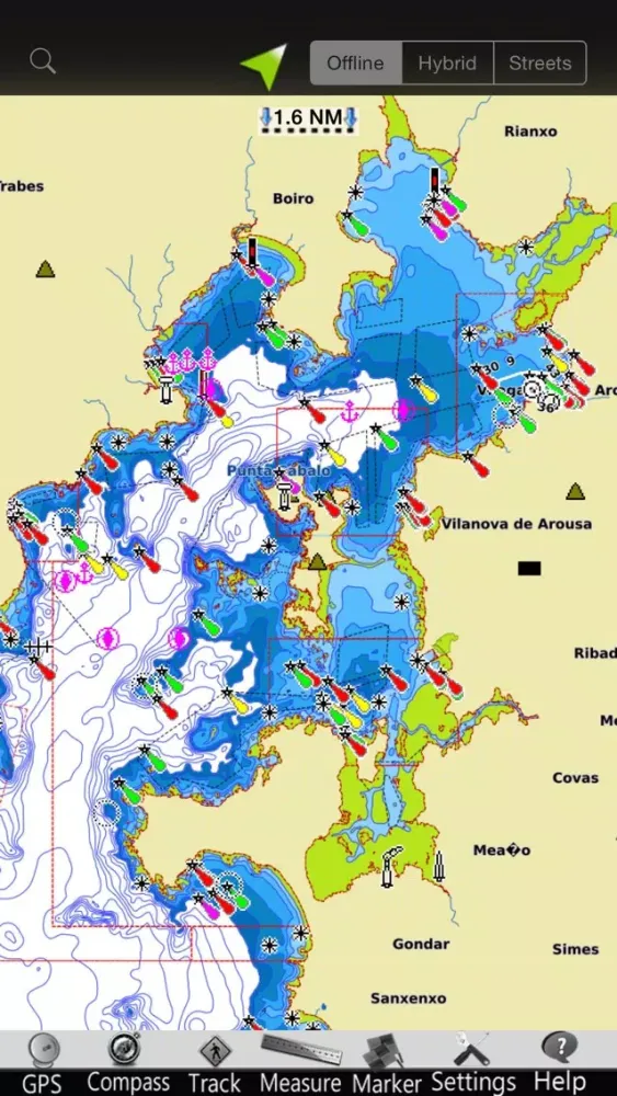Euskadi GPS Nautical Charts स्क्रीनशॉट