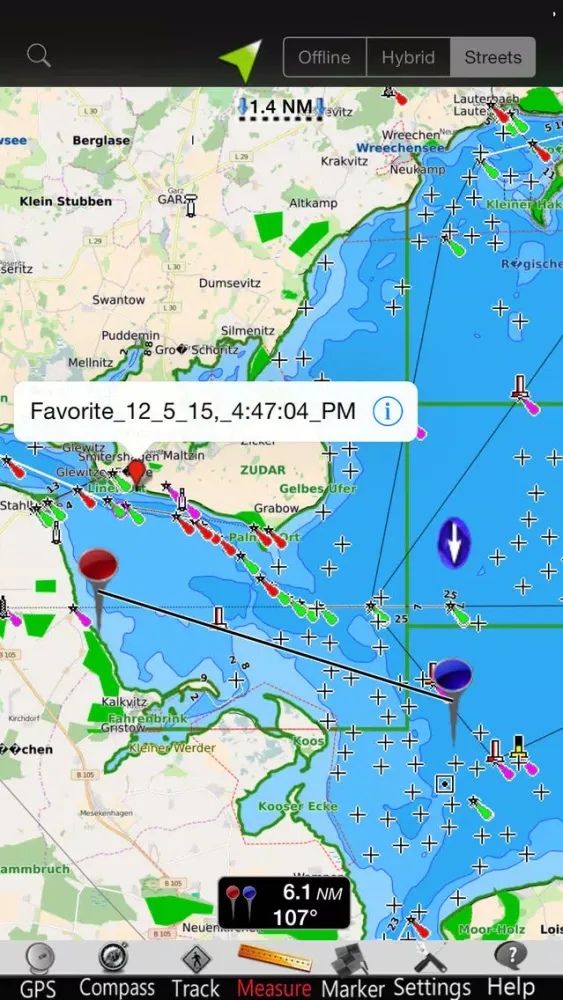 Germany E GPS Nautical Charts স্ক্রিনশট