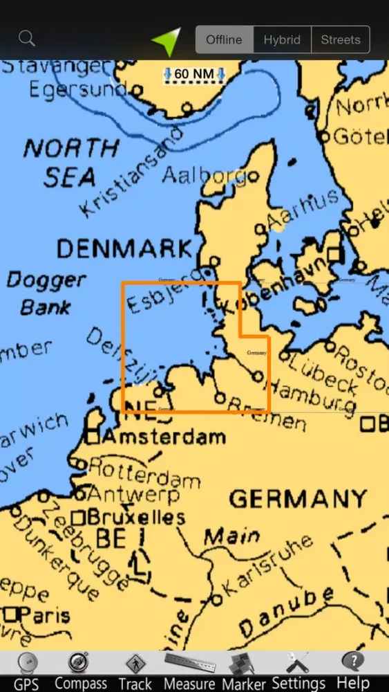 Germany W GPS Nautical Charts स्क्रीनशॉट