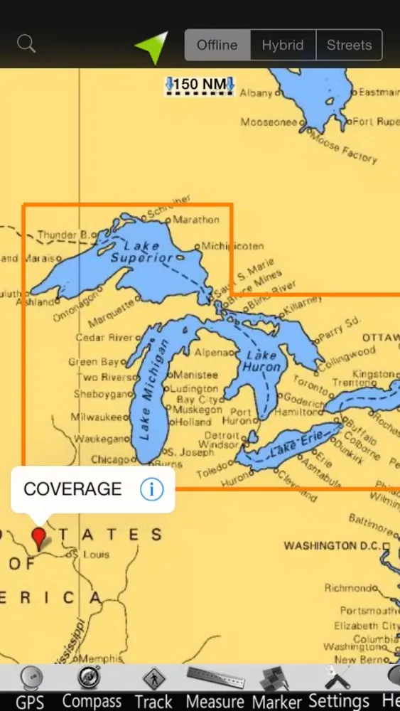 صور US Great Lakes Nautical Chart