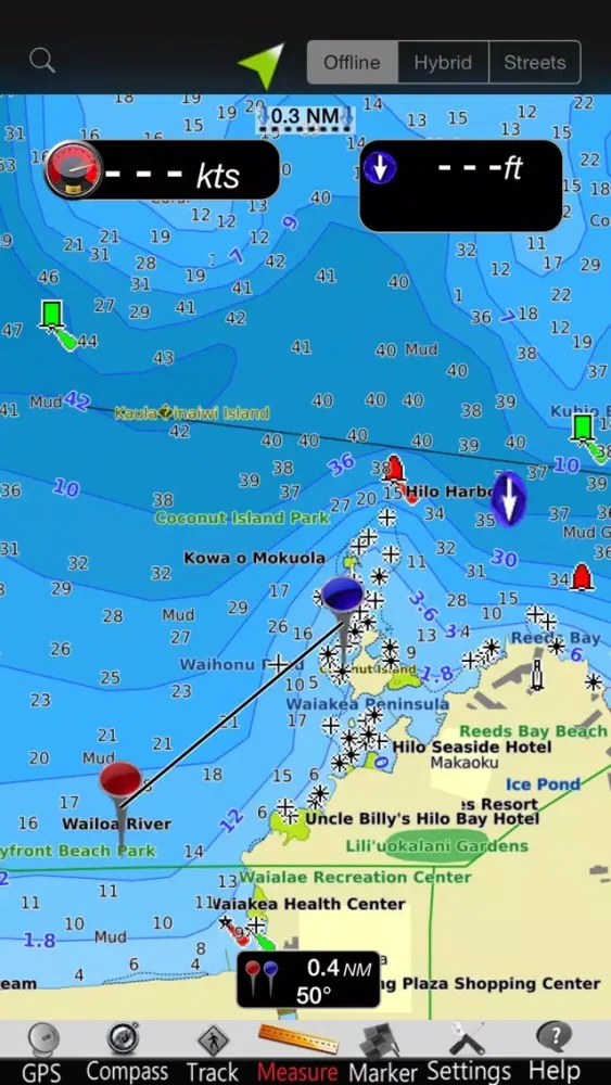 Hawaii GPS Nautical Charts应用截图