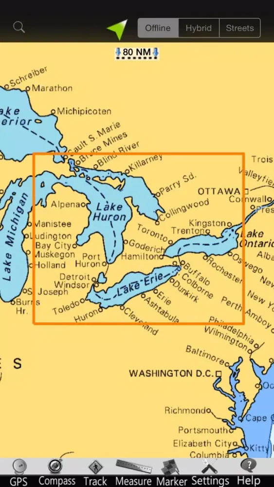 Huron-Erie-Ontario GPS Charts スクリーンショット