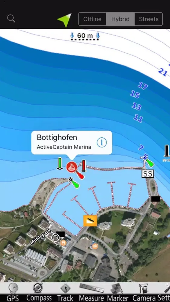 Capturas de pantalla de Lake Balaton Nautical Charts