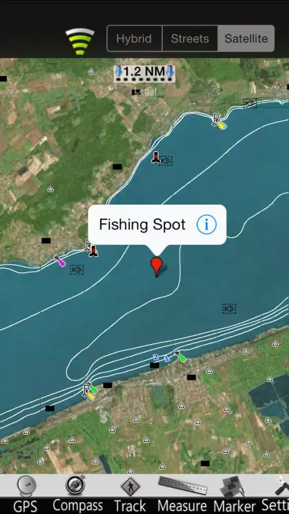 Capturas de pantalla de Lake Balaton Nautical Charts