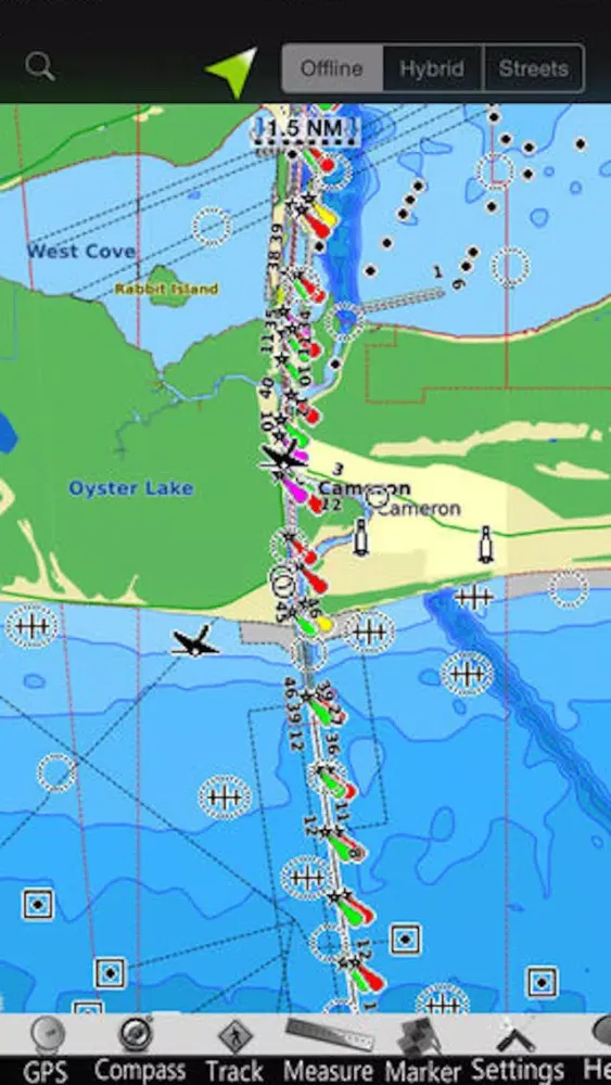 تصاویر Louisiana GPS Nautical Charts