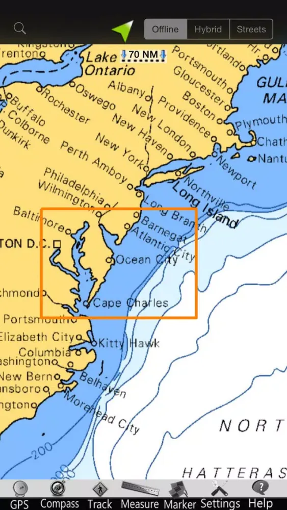 Maryland GPS Nautical Charts Ekran Görüntüleri