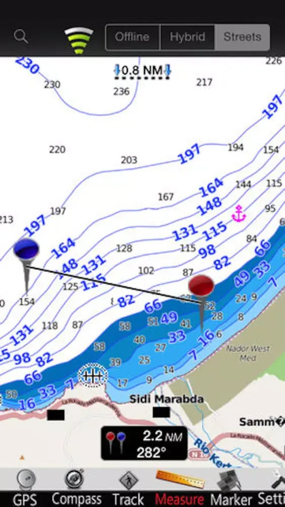 Melilla GPS Nautical Charts应用截图