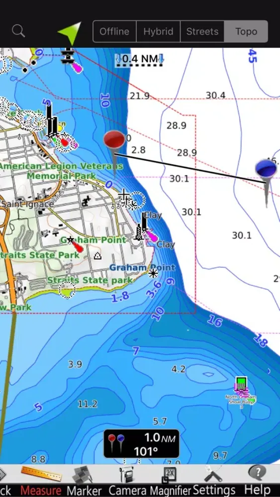 Michigan GPS Nautical Charts スクリーンショット