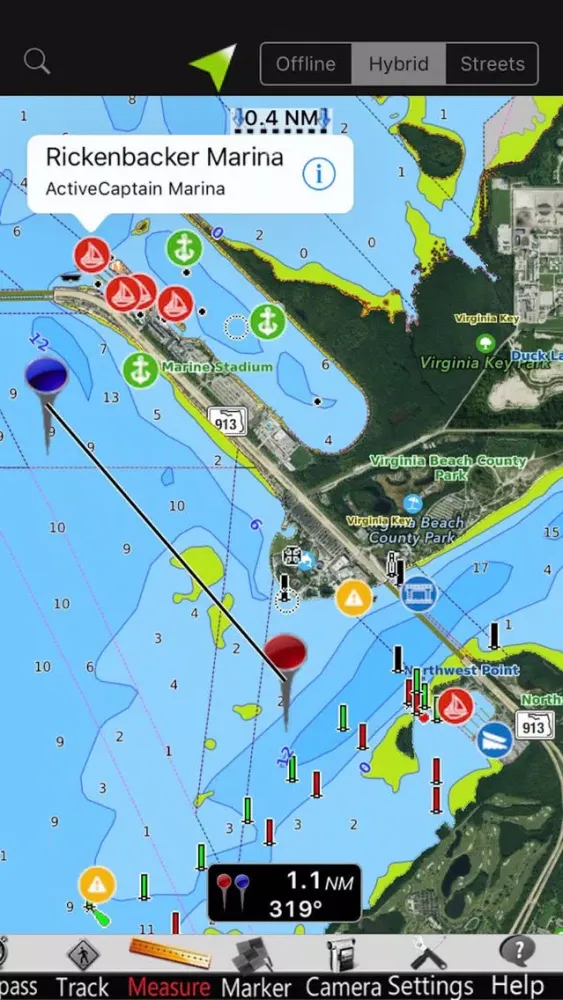 تصاویر North Dakota Lakes GPS Charts