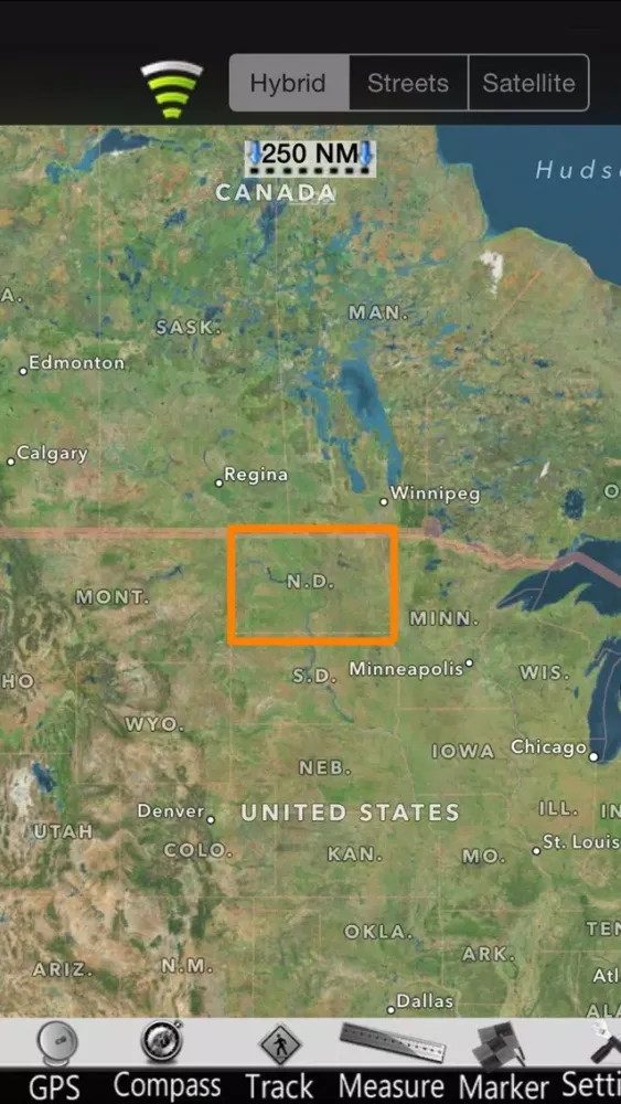 تصاویر North Dakota Lakes GPS Charts