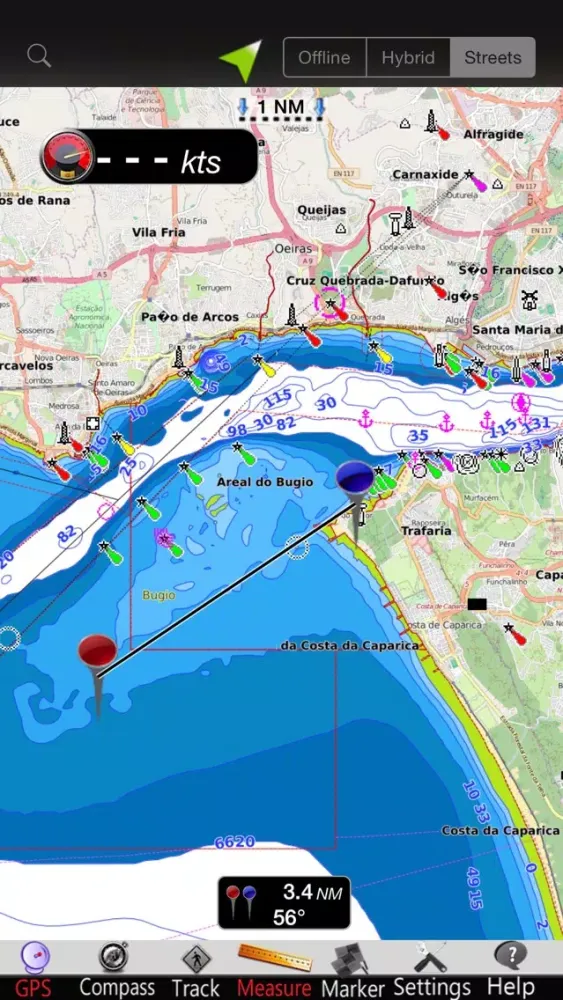 Скриншоты Portugal GPS Nautical Charts