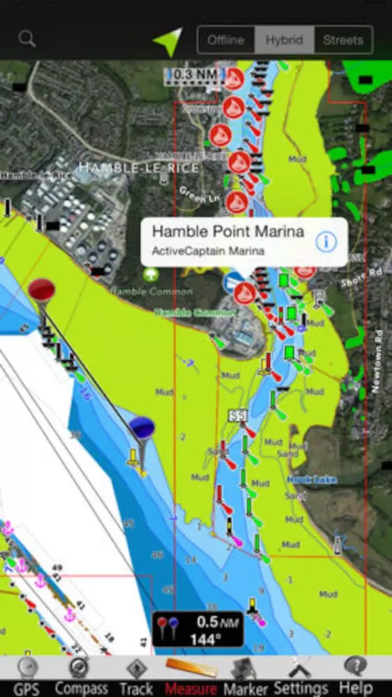 Tangkapan layar Apulia GPS Nautical Charts