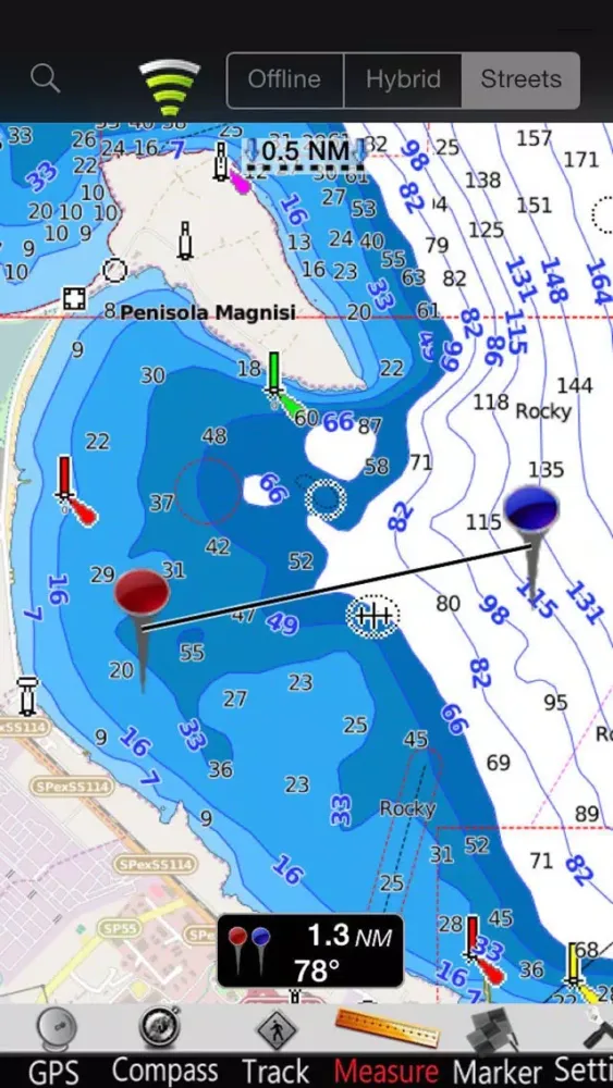 Tangkapan layar Apulia GPS Nautical Charts