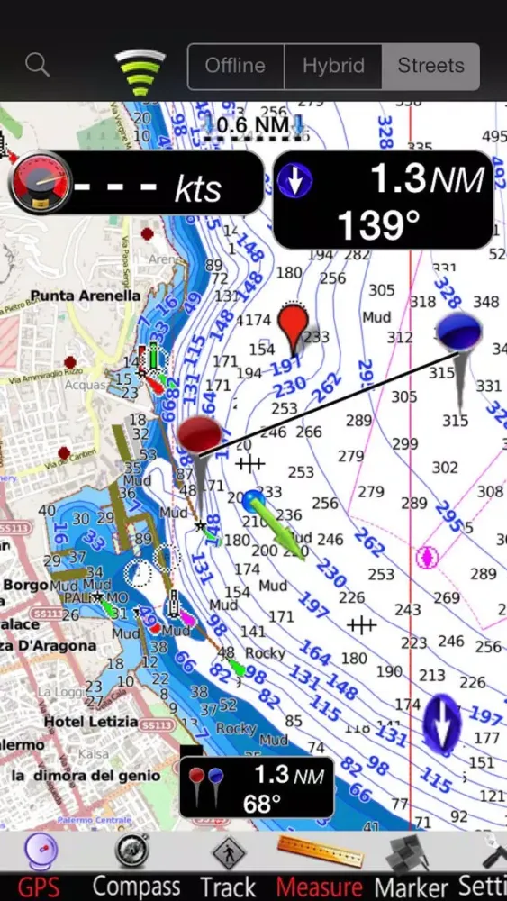Tangkapan layar Apulia GPS Nautical Charts