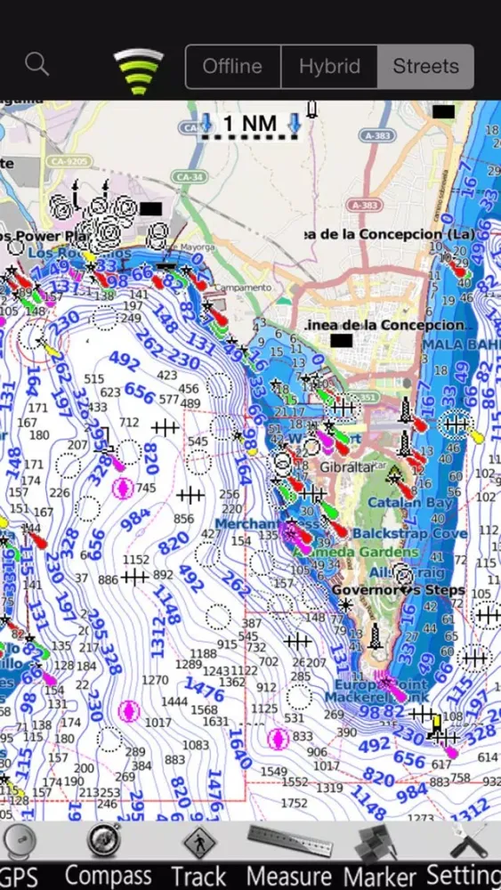 Spain Mediterranean GPS Chart स्क्रीनशॉट