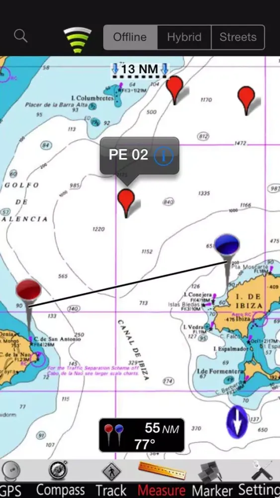 Spain Mediterranean GPS Chart स्क्रीनशॉट