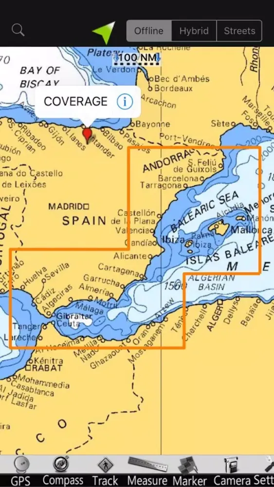 Spain Mediterranean GPS Chart स्क्रीनशॉट