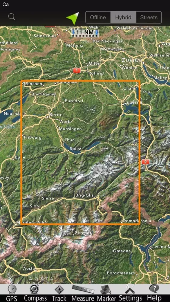 Thun - Brienz Lakes GPS Charts應用截圖