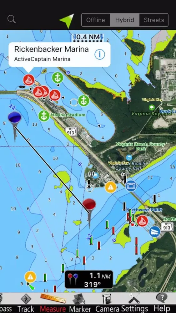 Tangkapan layar USA West GPS Nautical Charts