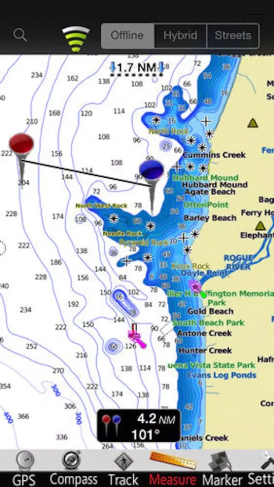 Tangkapan layar USA West GPS Nautical Charts