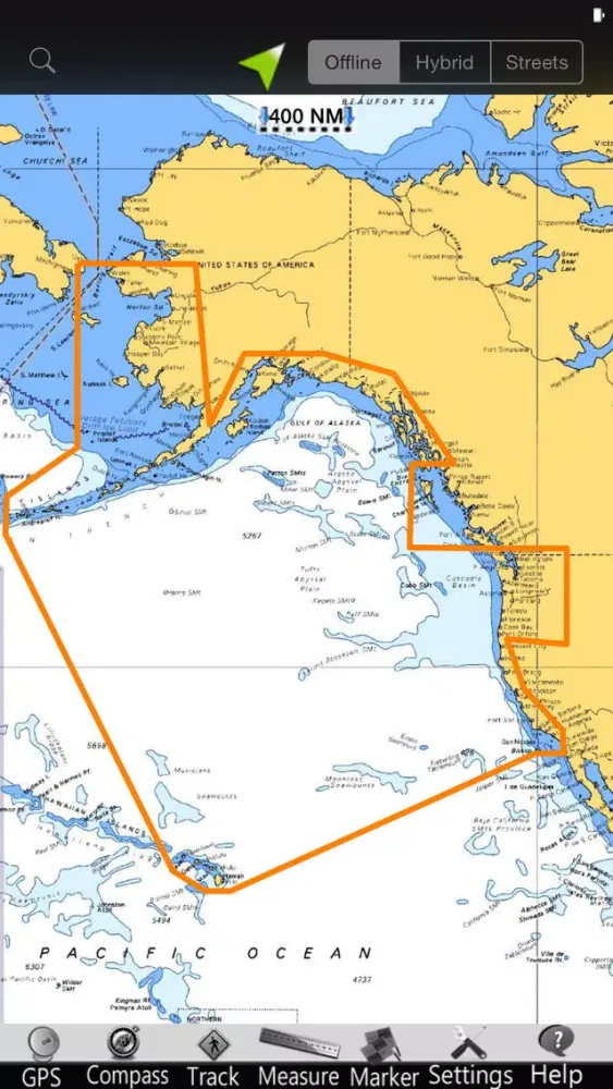 Tangkapan layar USA West GPS Nautical Charts