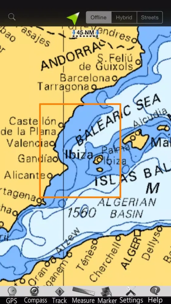Capturas de pantalla de Valencia GPS Nautical charts